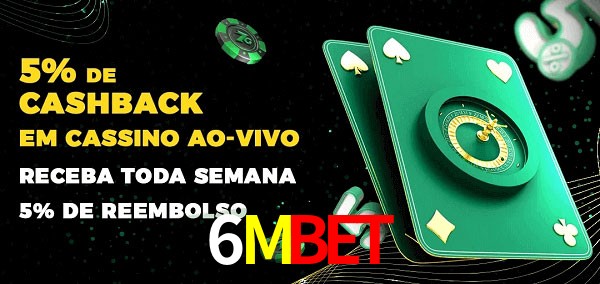 Promoções do cassino ao Vivo 6Mbet
